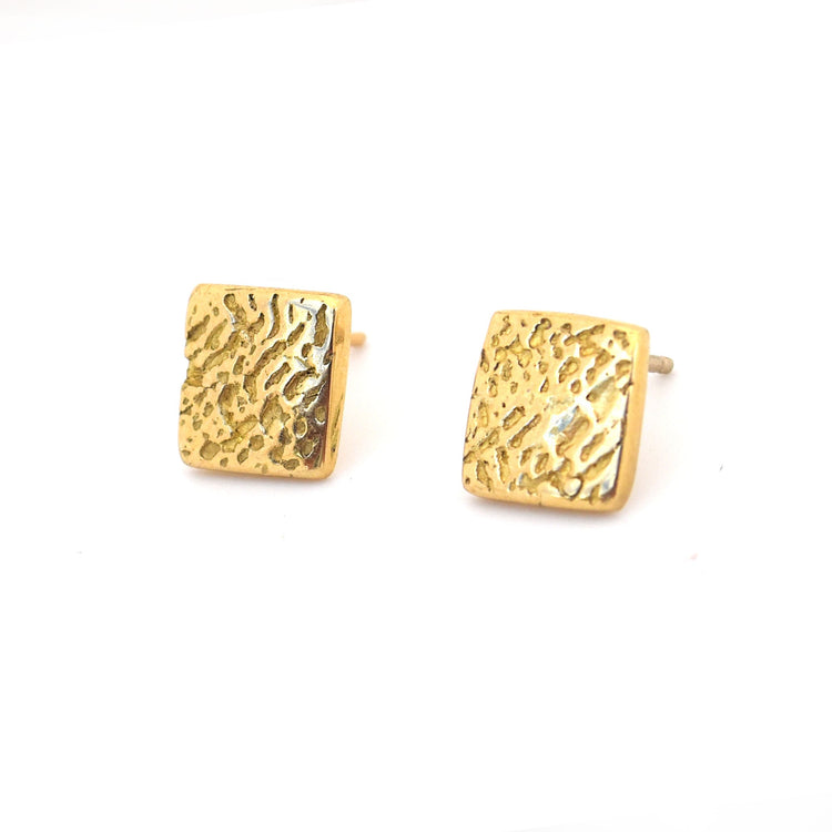 18K Yellow gold Earring studs