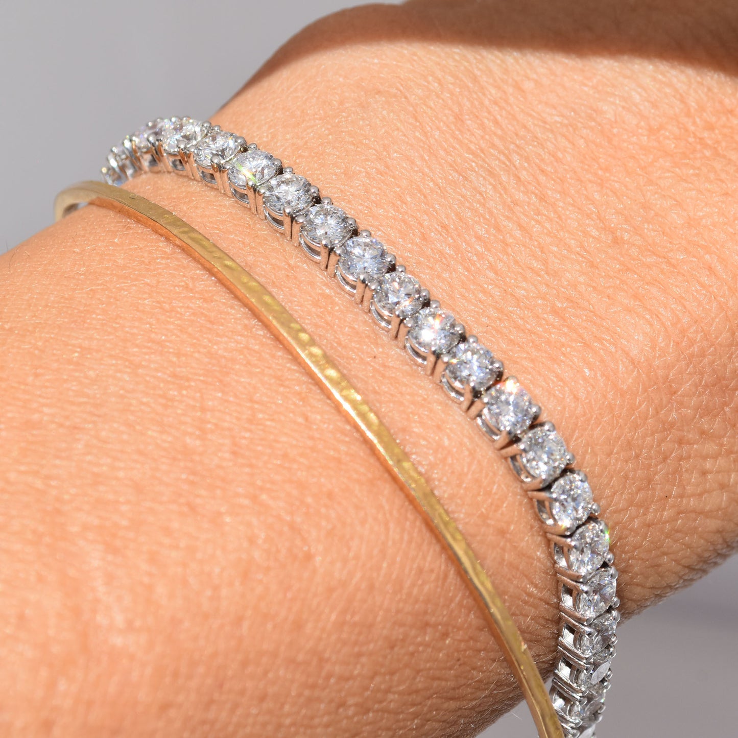 6.65Ct Diamond tennis Bracelet