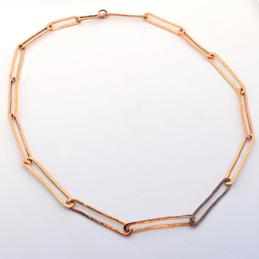 Paperclip Chain - 18K Rose Gold