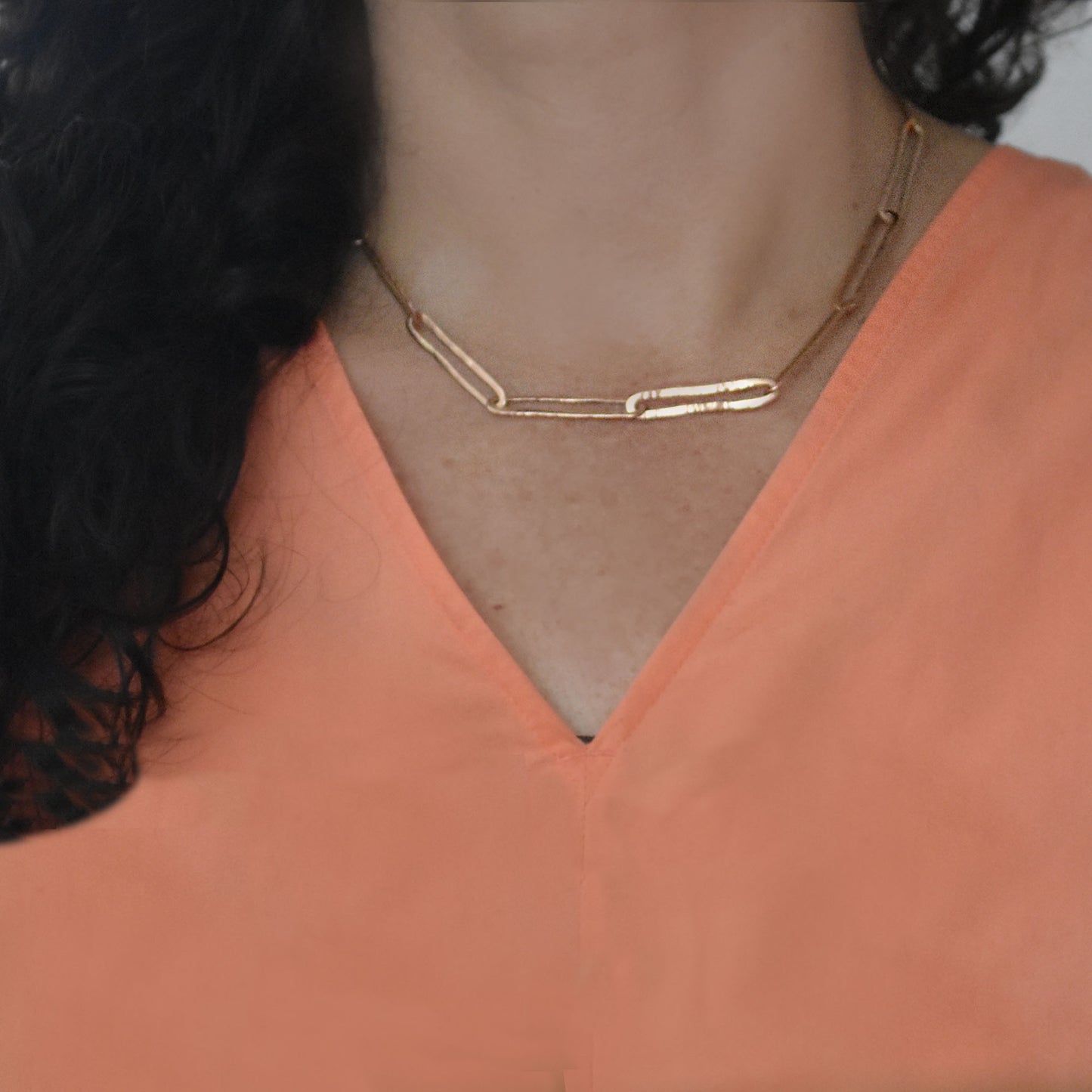 Paperclip Chain - 18K Rose Gold