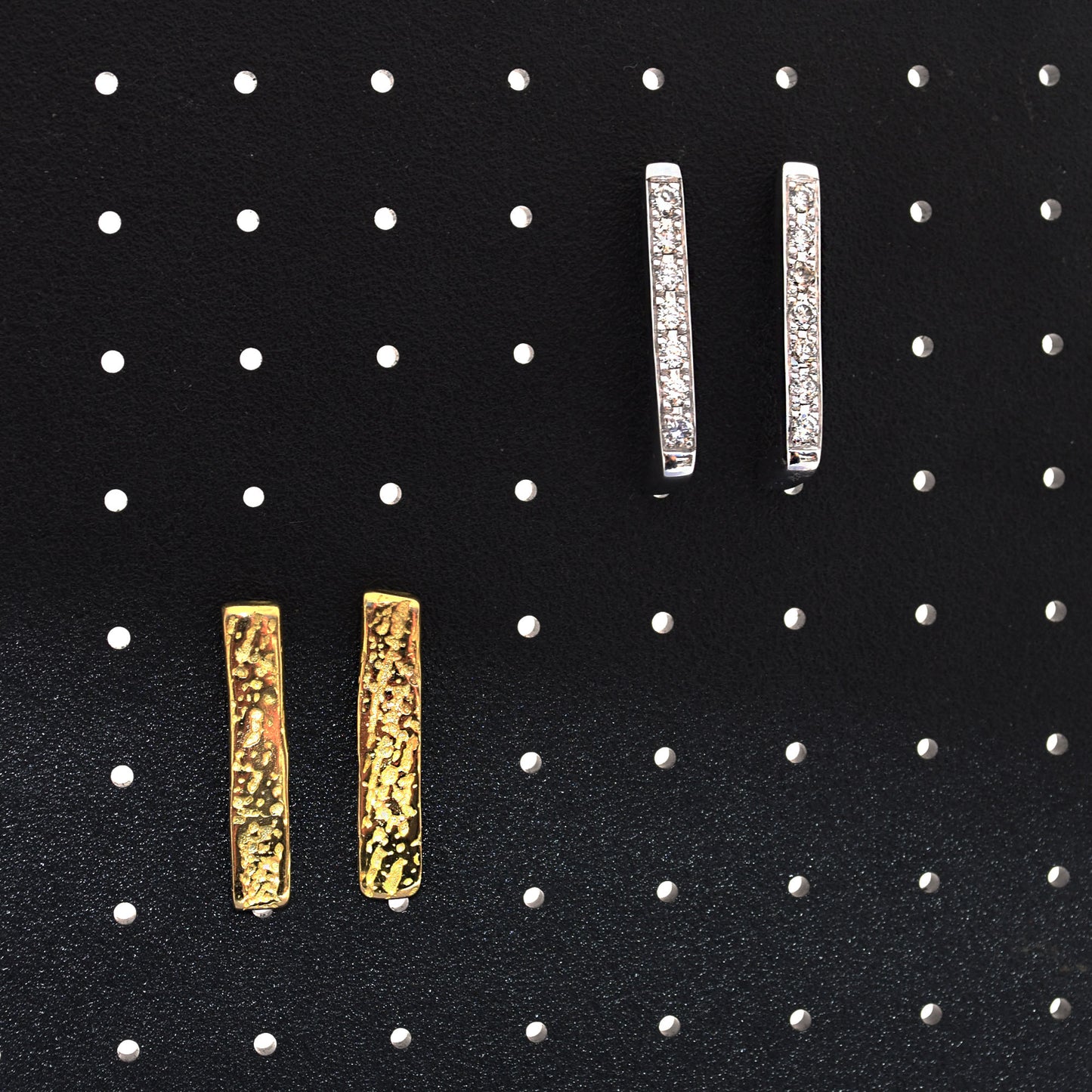 Diamond Pave Earring Bars