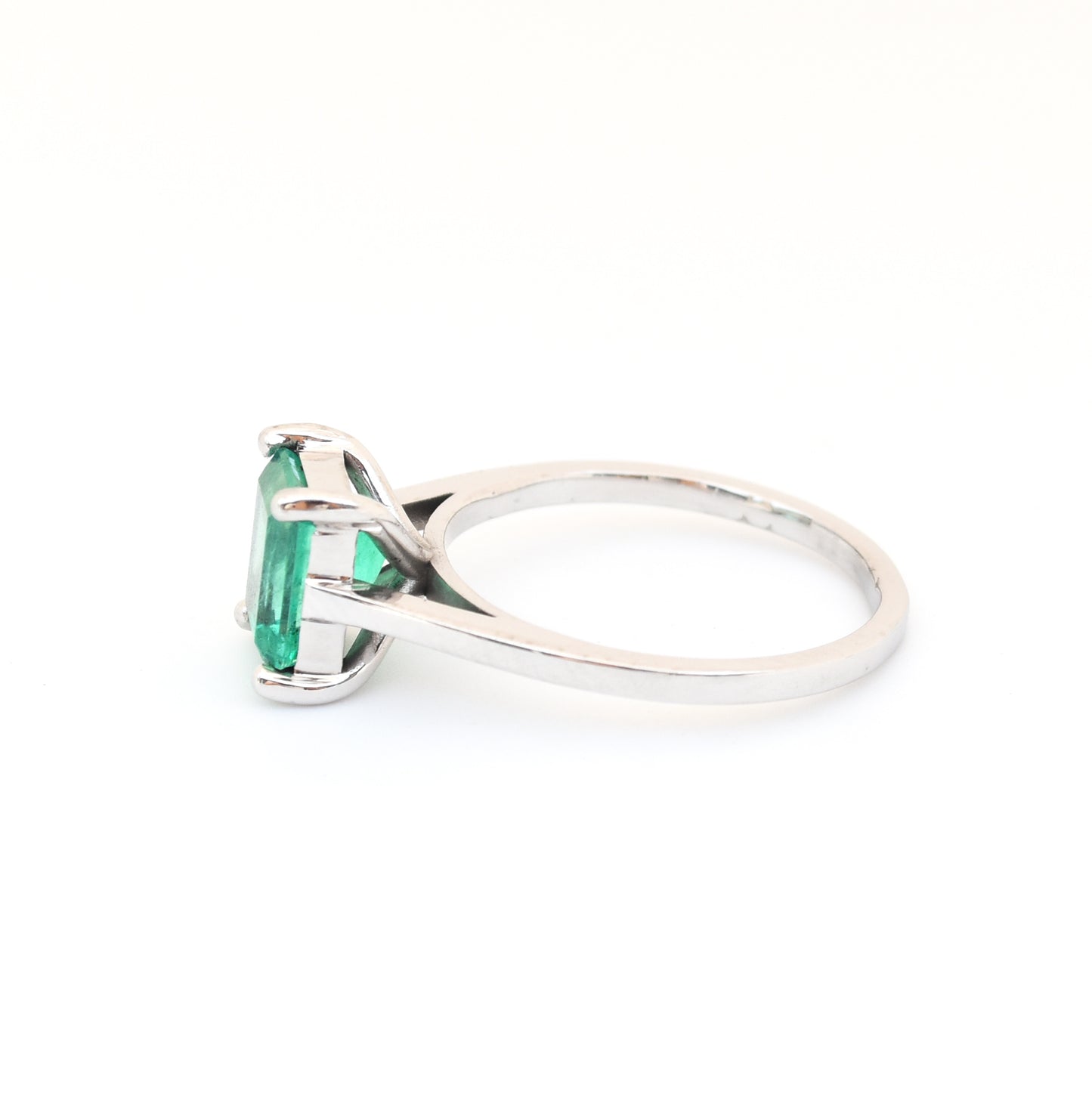 Emerald Solitaire Ring