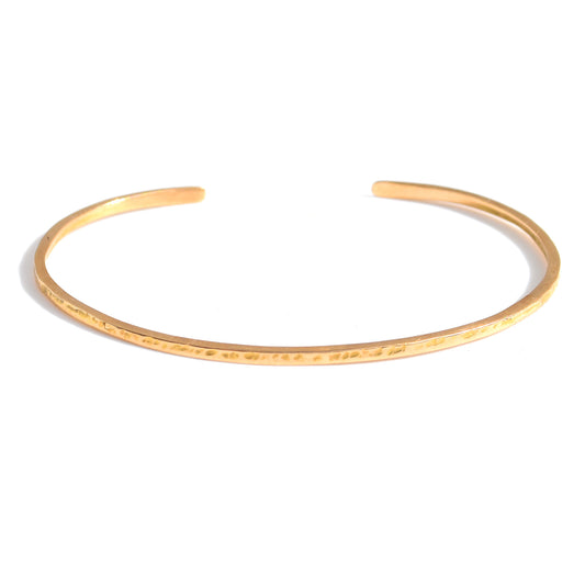 Ozra Cuff Bangle - 22K Yellow Gold