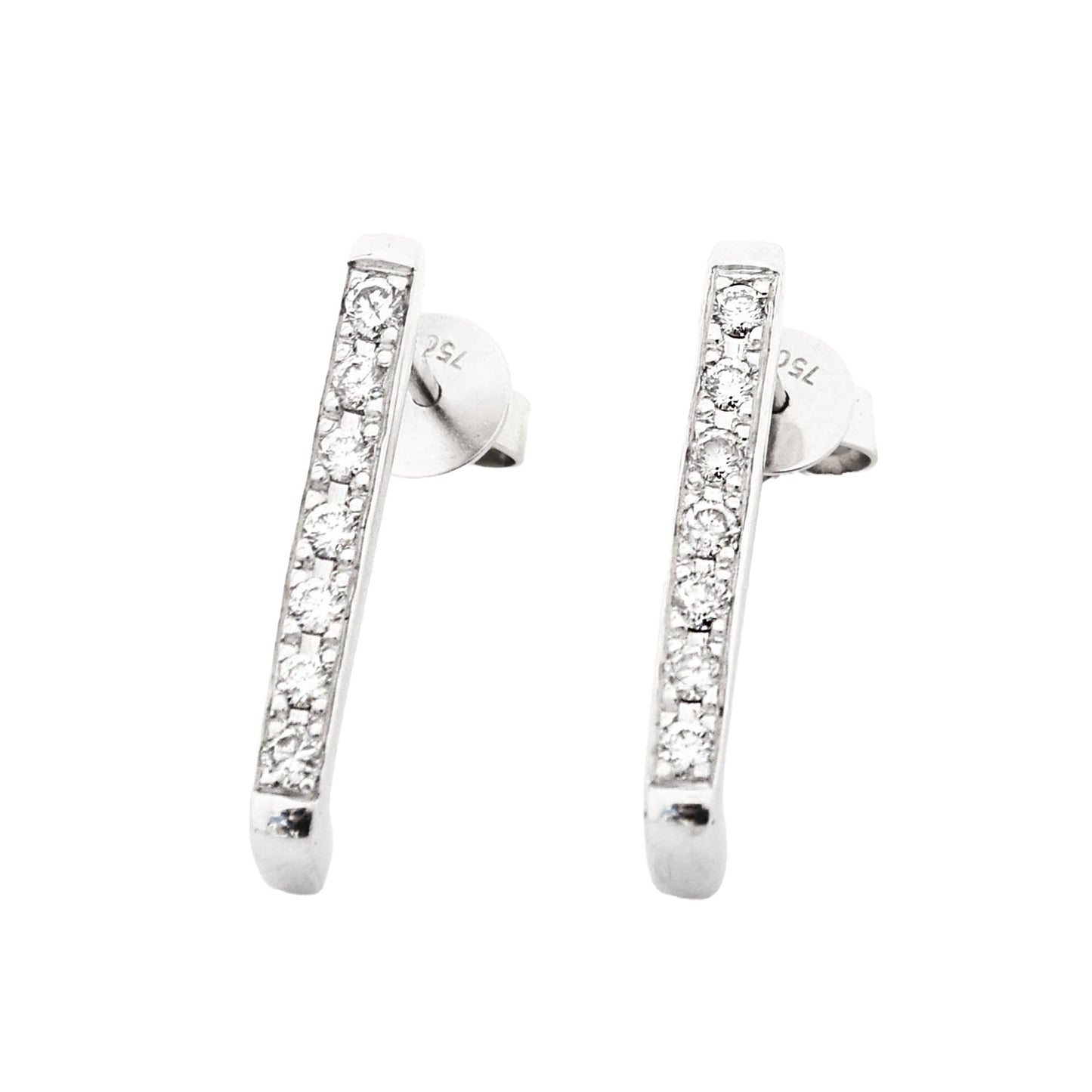 Diamond Pave Earring Bars