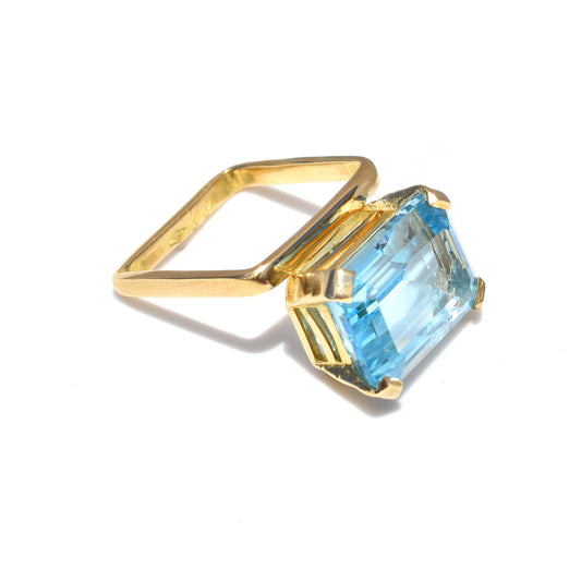 Persia Birthstone Ring - Blue Topaz