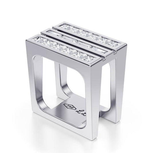 Princess and Baguette Extra Bold Square Band