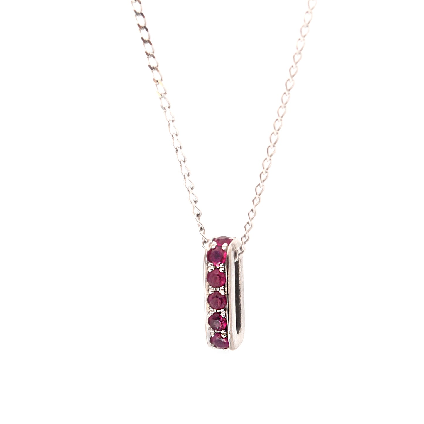 Firenze Pendant - Ruby Pave