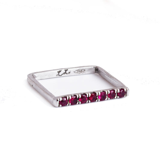 Ruby Pave Sleek Band