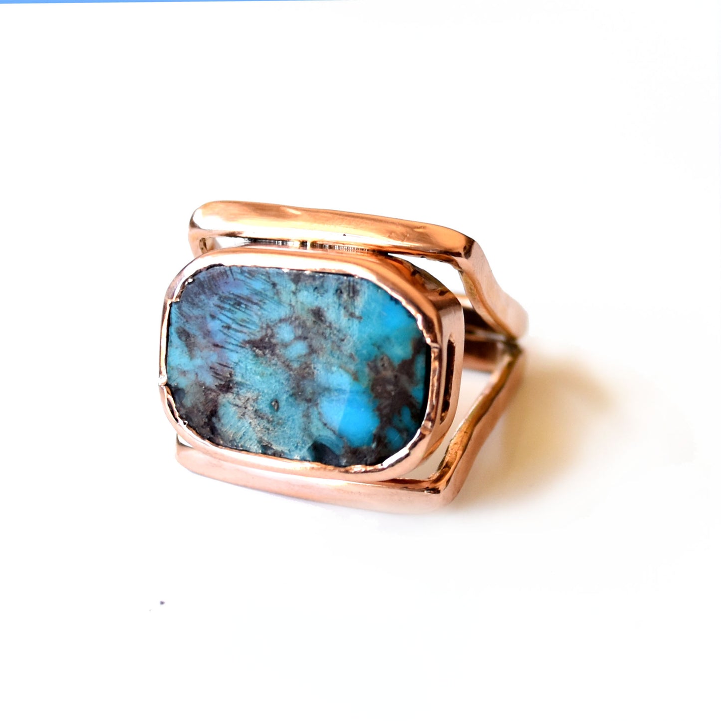 Persia Ring - Turquoise 18K Rose Gold